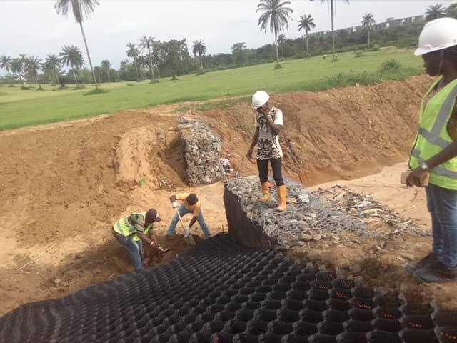 Geocell supply and installation for ground reinforcement in Calabar, Cross River State